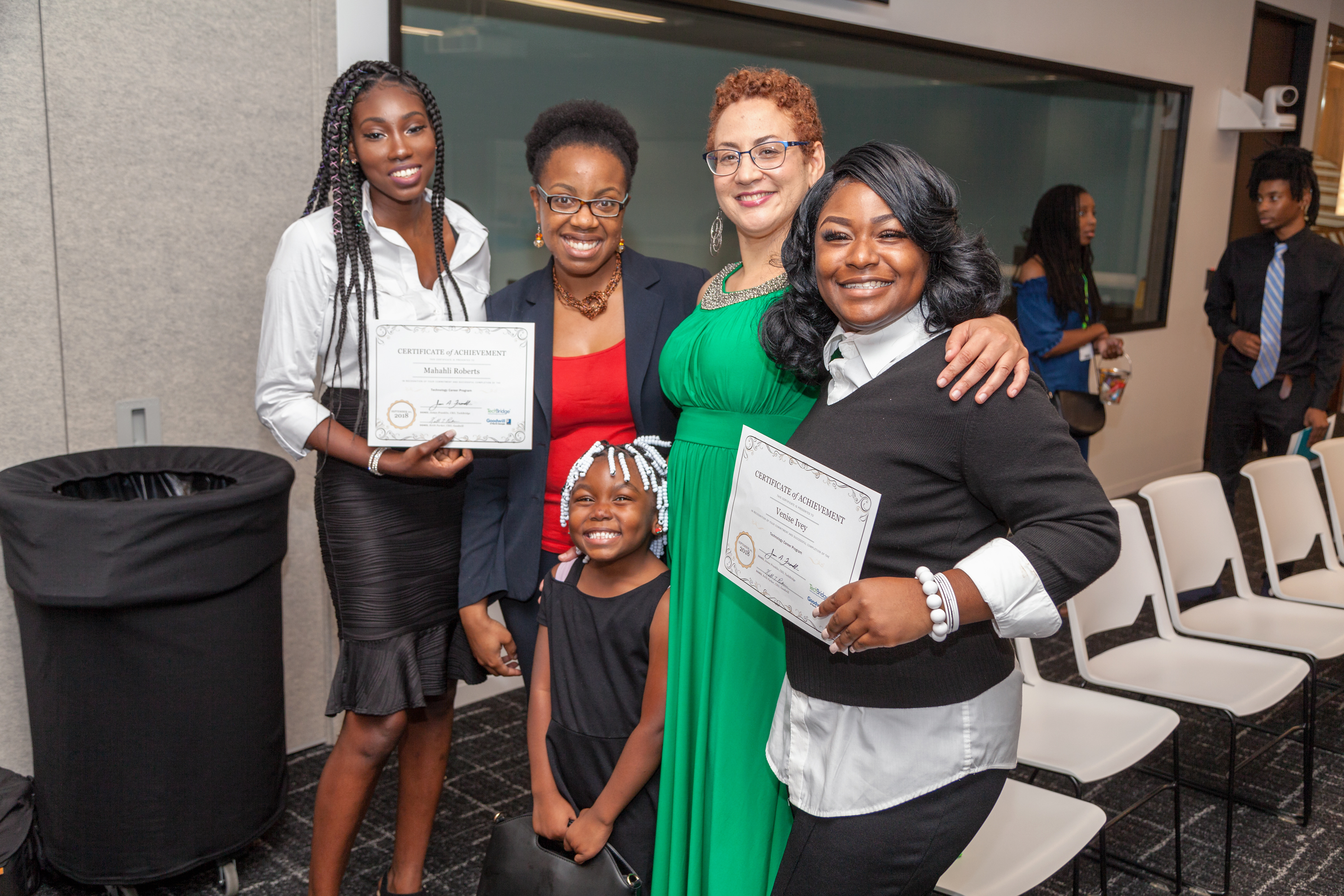 Community members and participants together at a CareerEd-related event