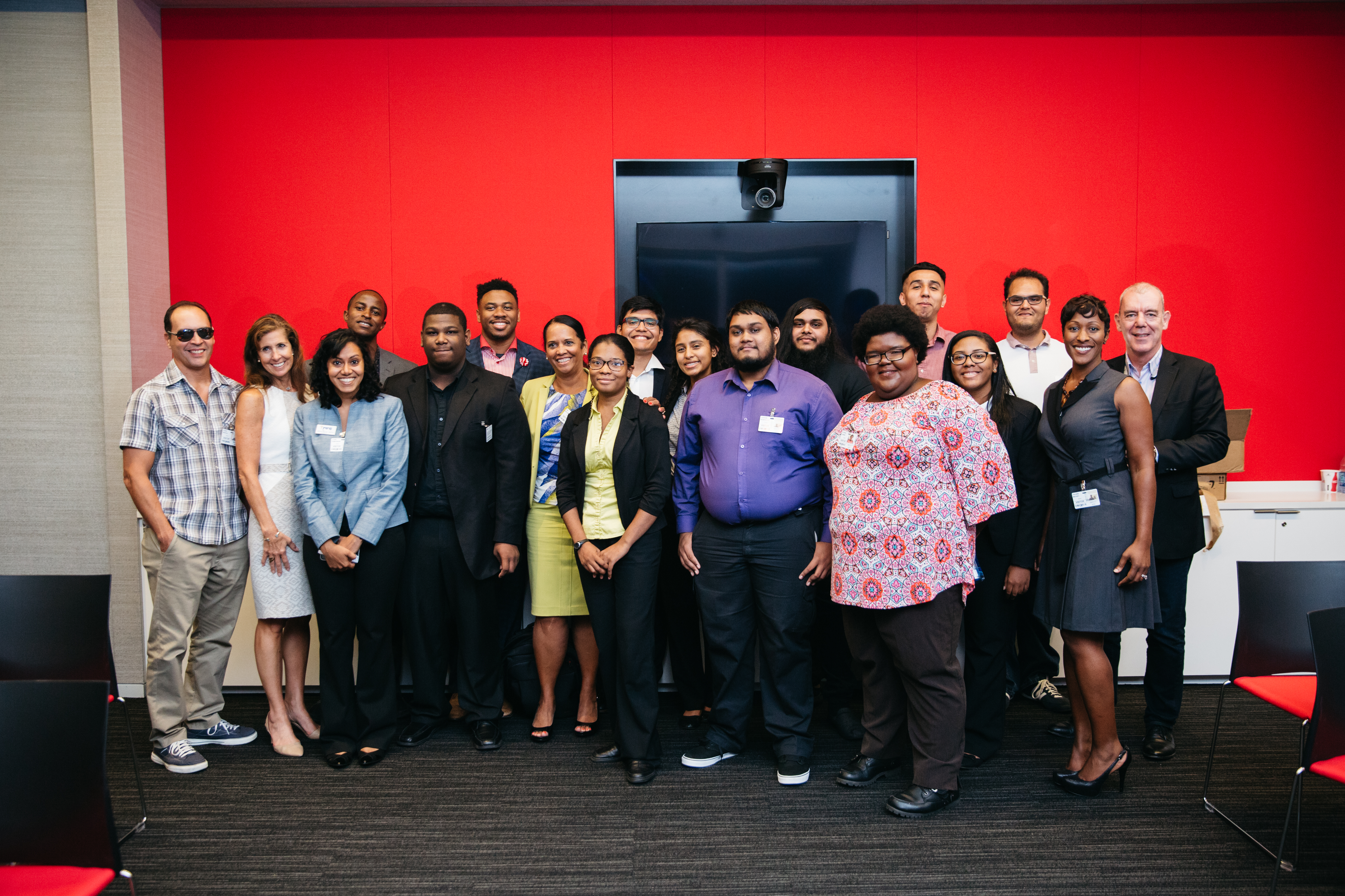 CareerEd participants and collaborators gathered at a showcase event